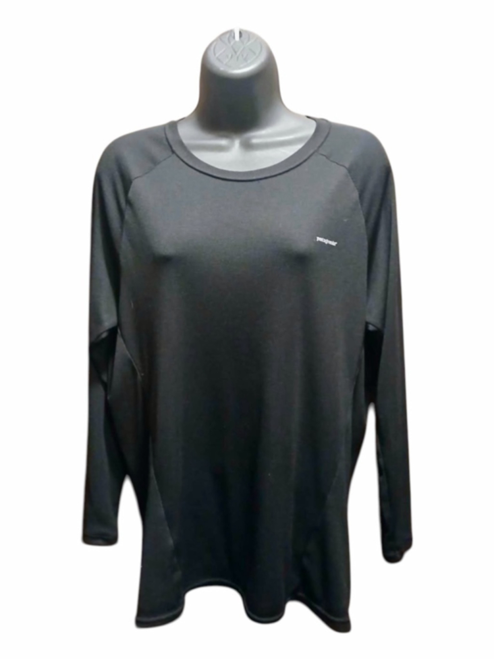 Patagonia Men's Long Sleeve Shirt Black Size M Lightweight Performance - INV672